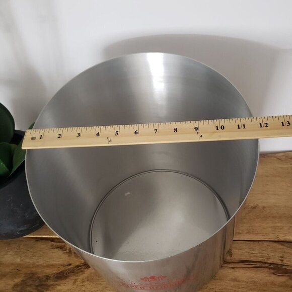 Piper-Heidsieck Champagne Large Party Multi Bottle Ice Bucket Cooler Stainless - Picture 6 of 14